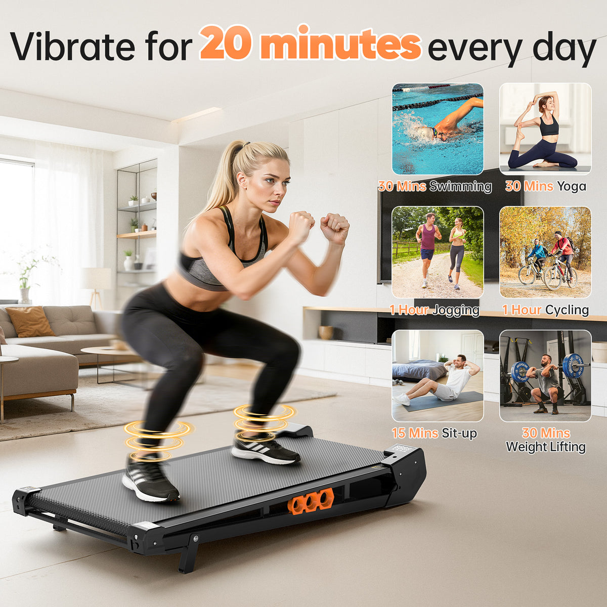 VersaFit Space-Saving Home Walk & Relax Treadmill